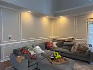 Picture Frame Molding Installation in Cary — cary handyman